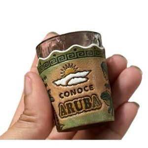 Aruba Shot glass with Sleeve